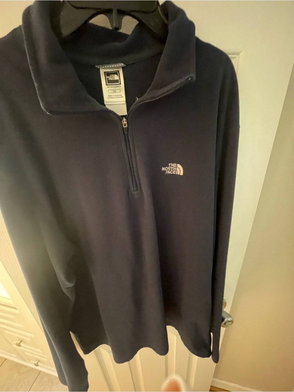 The North Face Navy Blue Quarter-Zip Fleece Pullover